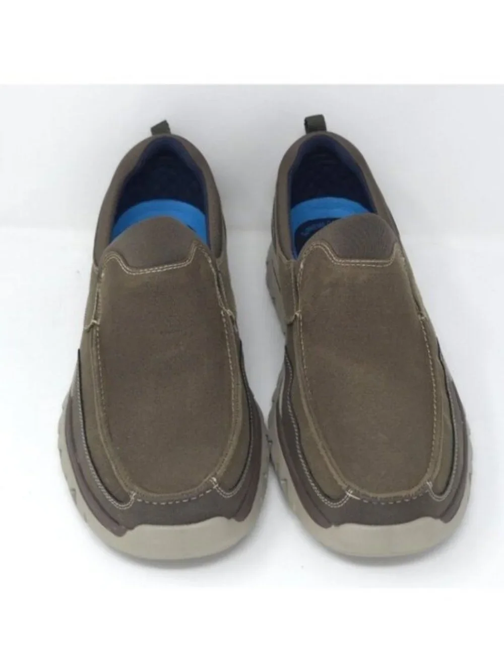 New Dockers Coban Black Faux Leather Slip-On Loafers Memory Foam Men’s 10.5M